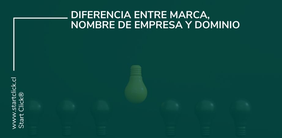 Diferencia entre marca, nombre de empresa y dominio