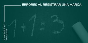 Errores al registrar una marca