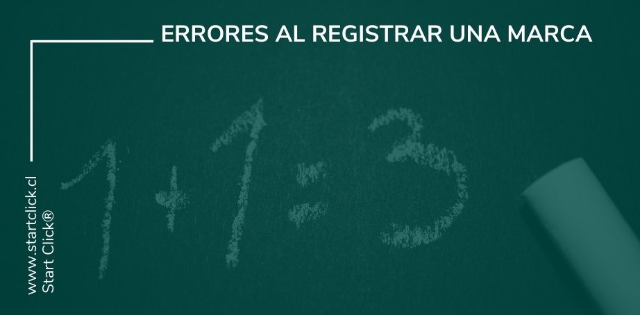 Errores al registrar una marca