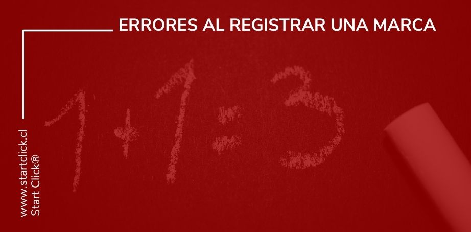 Errores al registrar una marca